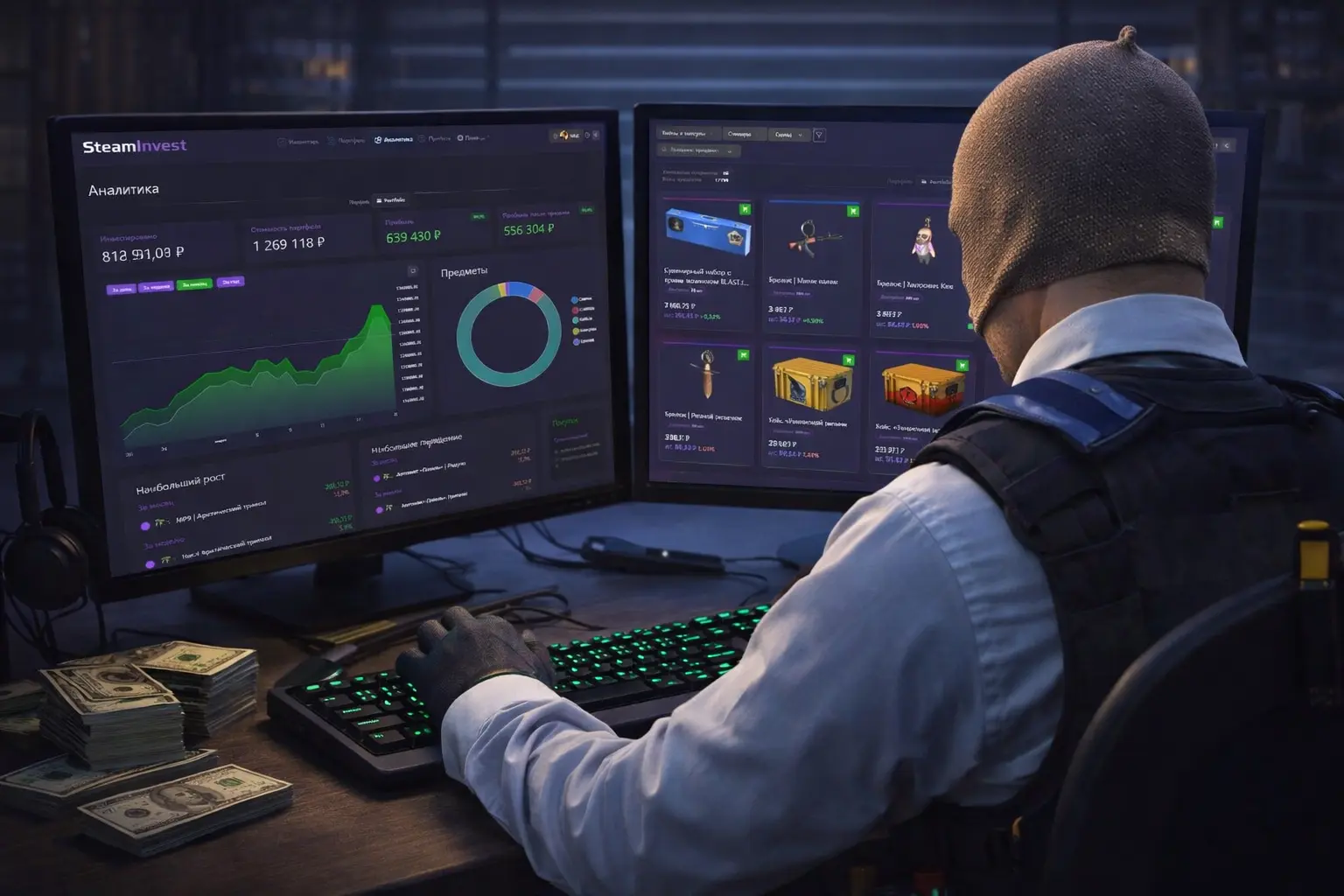 SteamInvest — интерфейс портфеля